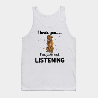 Dogue de Bordeaux I hear you ... I am just not listening Tank Top